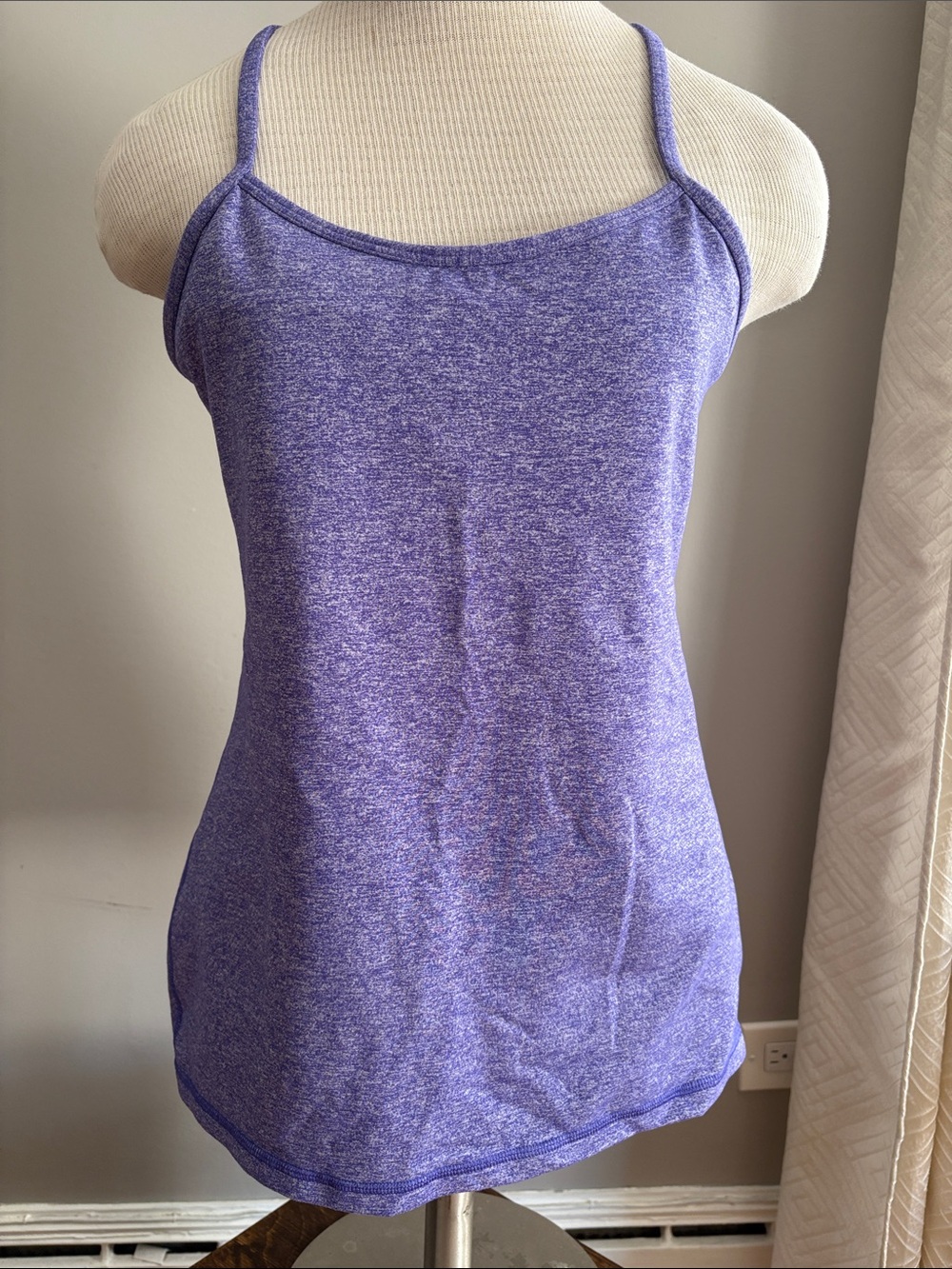 lululemon athletica Heathered Purple Spaghetti-Strap Tank